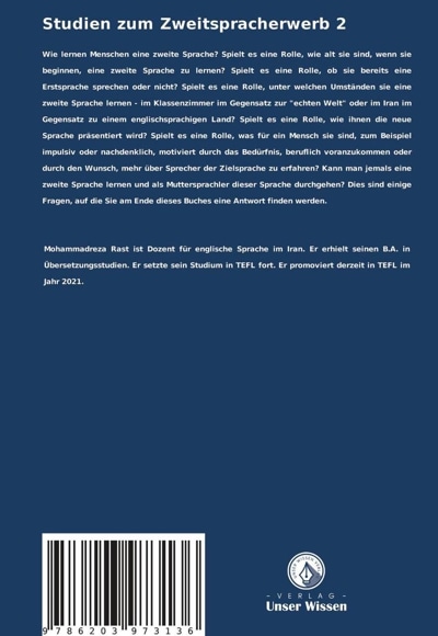 Studien zum Zweitspracherwerb 2